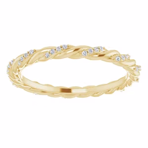 Diamond Rope Eternity Band