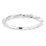Diamond Rope Eternity Band