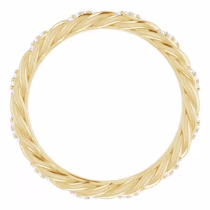 Diamond Rope Eternity Band